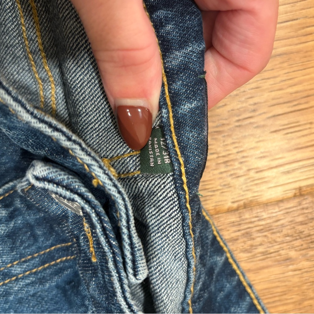 Wild Fable Blue Distressed Flare Jeans - Picture 3 of 4